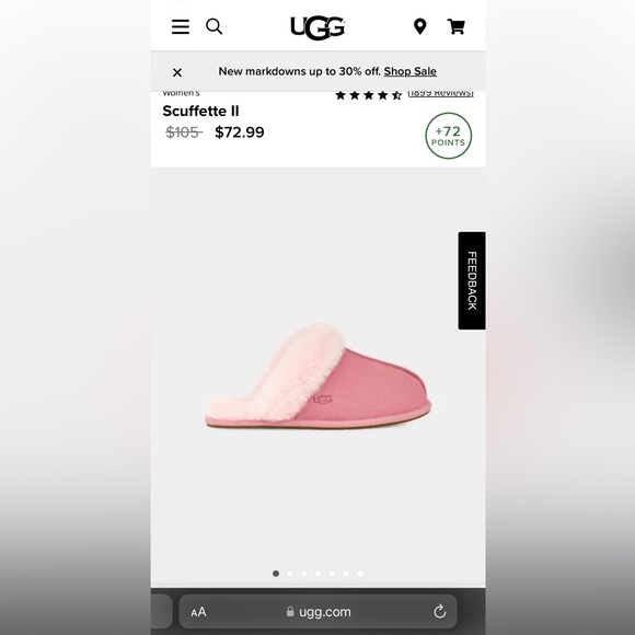 SOLD // UGG Scuffette II Spotty Slippers - Picture 8 of 9